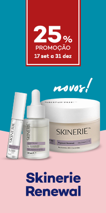 Novos produtos da marca Skinerie da gama Pigmente renewal com 25% de desconto - de 17 setembro a 31 dexembro
